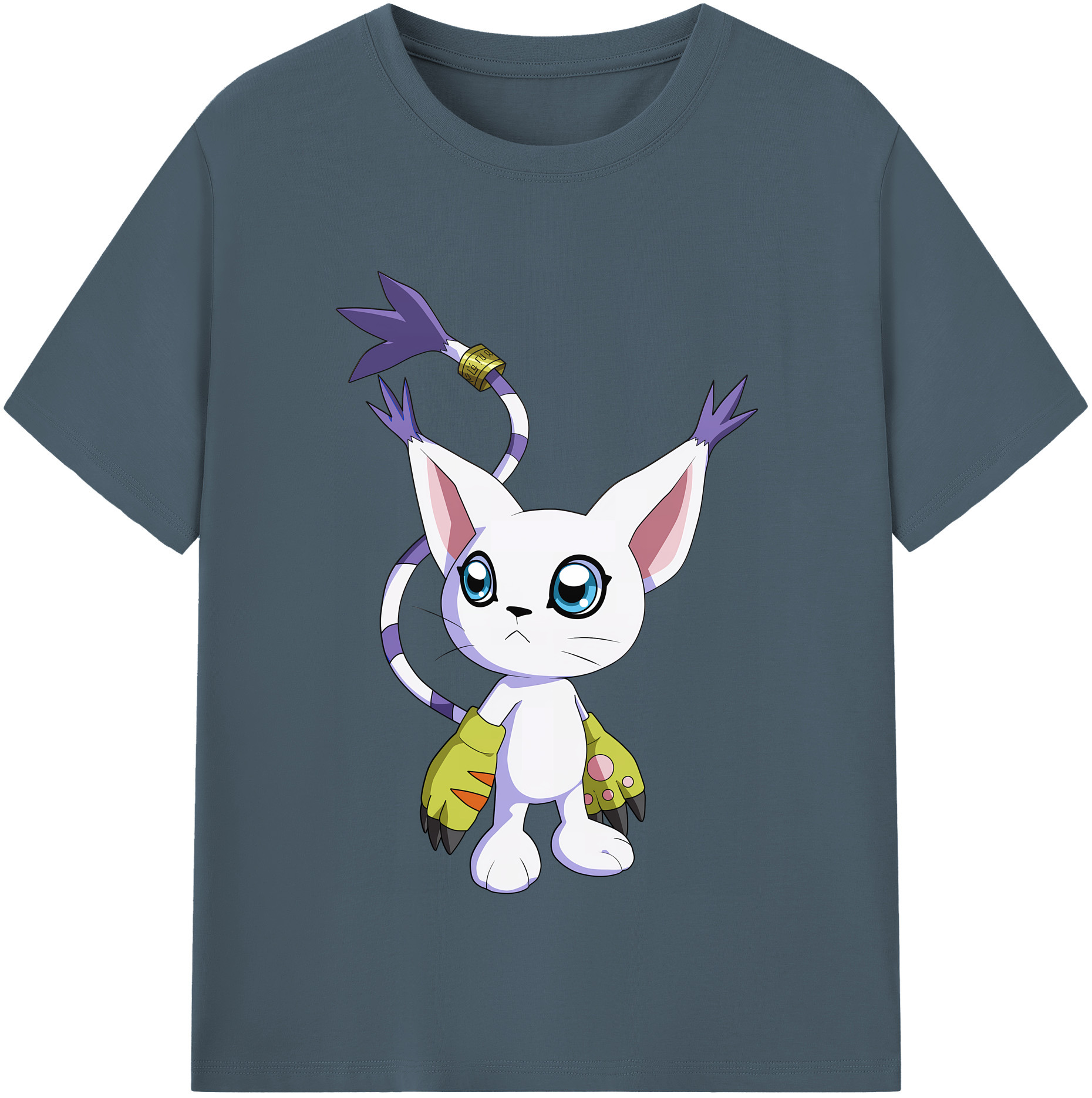 （画像用） Digimon デジタルモンスター/デジモン 綿100％半袖Tシャツ（フロントプリント）